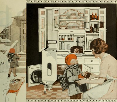 Konyhai reklámok a Saturday Evening Post-ból, kb. 1920-1925. alkotó: Unbekannt