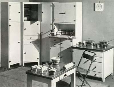 Konyhabútorok, Heals, London, 1937. alkotó: Unbekannt
