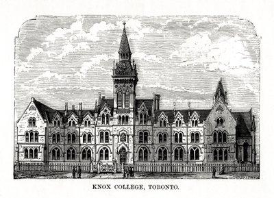 Knox College, Toronto, Ontario, Kanada, 19. század alkotó: Unbekannt