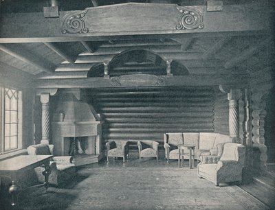 Kongssater, Norvégia királyának és királynőjének erdei otthona, 1910 alkotó: Unbekannt