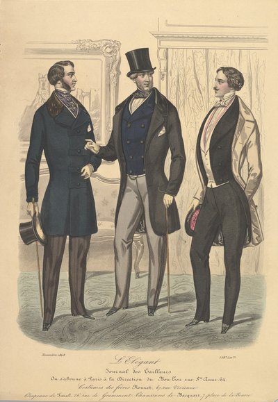 LElegant a Szabók Lapjából, 1848. alkotó: Unbekannt