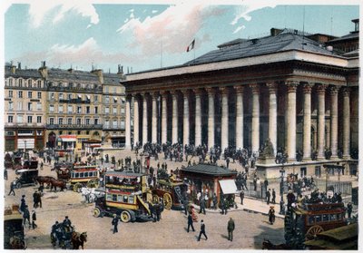 The Bourse, Párizs, 1900 alkotó: Unbekannt