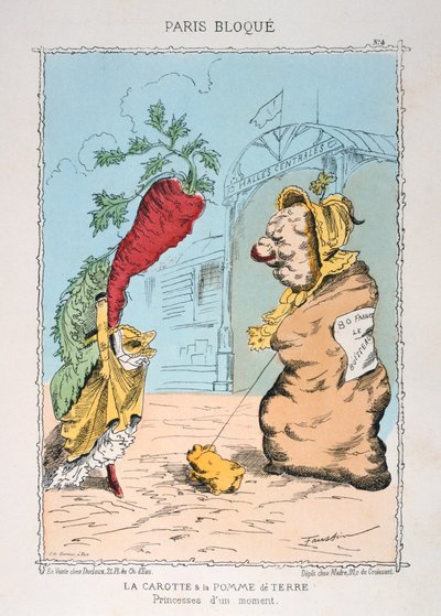 A sárgarépa és a burgonya, 1870-1871 alkotó: Unbekannt