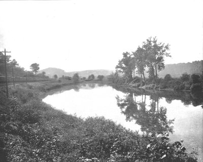 La Colle nyugatra néz, Pennsylvania Railroad, USA, 1900. alkotó: Unbekannt