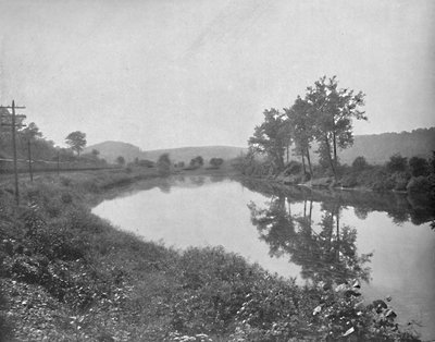 La Colle nyugatra néz, Pennsylvania Railroad, c1897. alkotó: Unbekannt