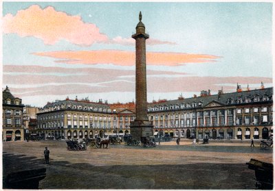 A Vendome-oszlop, Párizs, 1900 alkotó: Unbekannt