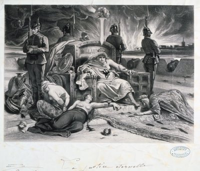 Örök igazságszolgáltatás, francia-porosz háború, 1870-1871. alkotó: Unbekannt