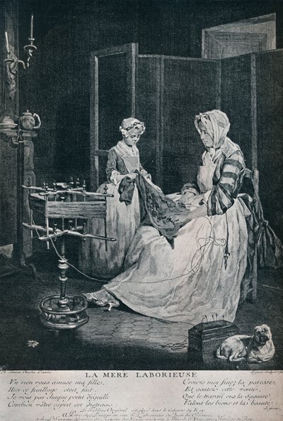 A munkás anya, 1740, 1916 alkotó: Unbekannt
