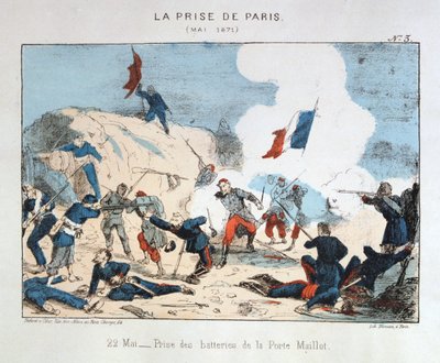Párizs elfoglalása, 1871. május 22 alkotó: Unbekannt