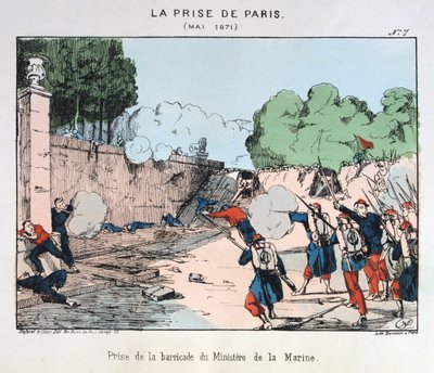Párizs elfoglalása, 1871. május alkotó: Unbekannt