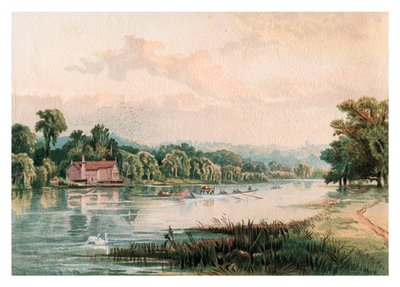 A Virginia Water-i tó, 1880 alkotó: Unbekannt