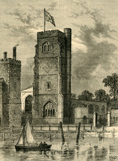 Lambeth-templom 1825, 1878. alkotó: Unbekannt