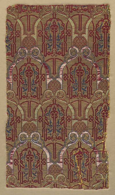 Palmettás íves lámpák Alhambra falmintával, 1300-as évek. alkotó: Unbekannt
