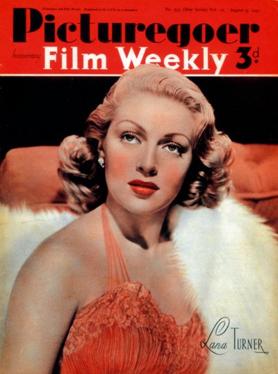 Lana Turner 1921-1995, amerikai színésznő, 1941 alkotó: Unbekannt