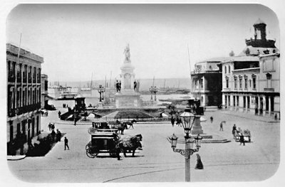 Leszállóállomás Valparaisóban, 1911 alkotó: Unbekannt
