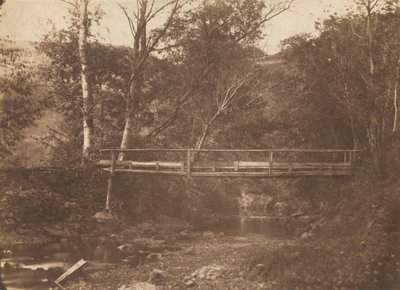 Táj fákkal és híddal, c. 1850. alkotó: Unbekannt