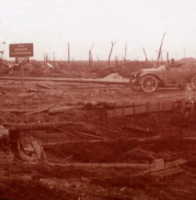 Langemarck állomás, Flandria, Belgium, 1914-c1918 alkotó: Unbekannt