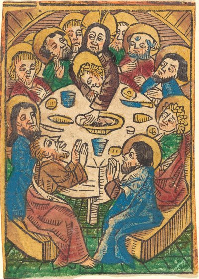 Utolsó vacsora, c. 1490. alkotó: Unbekannt