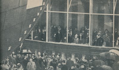 Új, óriási brit vonalhajó, az RMS Queen Mary vízre bocsátása, 1934. szeptember 26., 1936. alkotó: Unbekannt