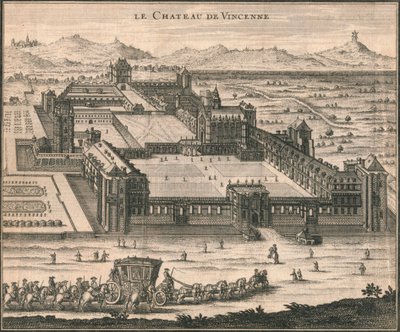 A Vincennes-kastély, 1723. alkotó: Unbekannt