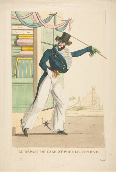 Calico indulása a harcra, 1817-1818. alkotó: Unbekannt