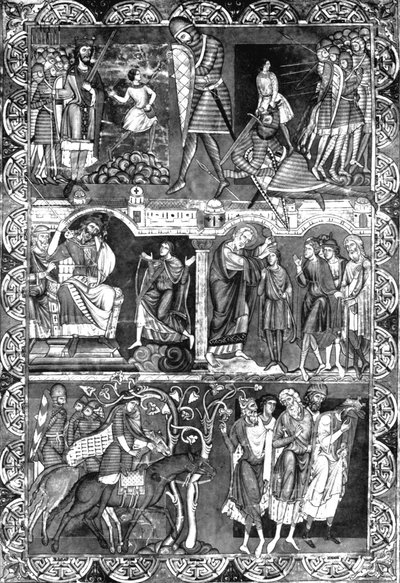 Levél egy Bibliából. Winchester, c1160-1170, 1930 alkotó: Unbekannt