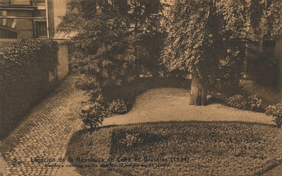 A Kubai Köztársaság brüsszeli követsége, Kuba brüsszeli nagykövetsége, c1924 alkotó: Unbekannt