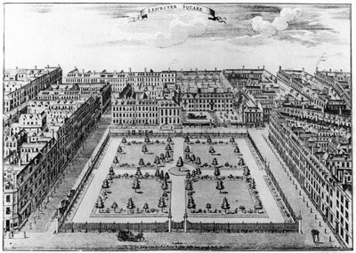 Leicester Square, London, 1750 1907 alkotó: Unbekannt