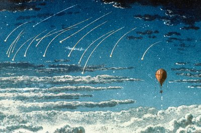 Leonid meteorraj, 1870 alkotó: Unbekannt