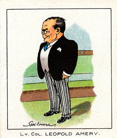 Leopold Charles Maurice Stennett Amery 1873-1955, angol konzervatív politikus, 1929 alkotó: Unbekannt