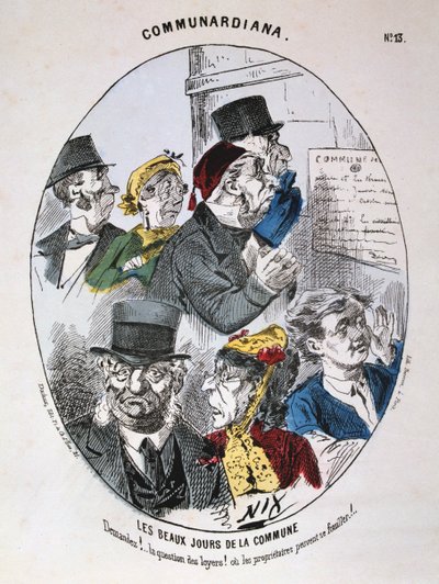 A kommün szép napjai, 1871 alkotó: Unbekannt