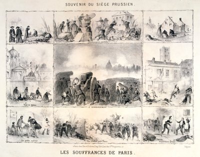 Párizs szenvedései, 1870-1871 alkotó: Unbekannt