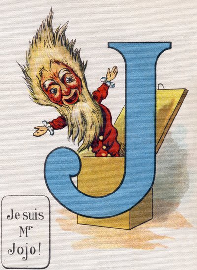 J betű: Mr. Jojo vagyok. Metszet "ABC L