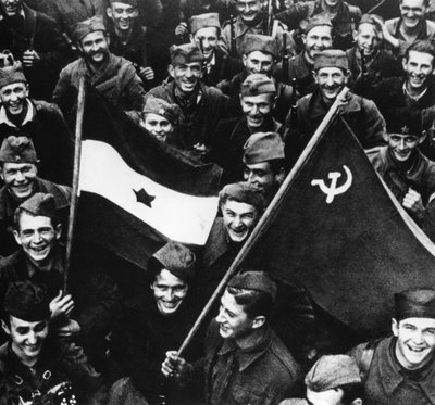 Belgrád felszabadítása, 1944. október alkotó: Unbekannt