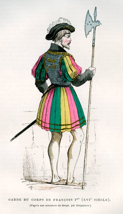 I. Ferenc életőre vagy testőre, 16. század 1882-1884 alkotó: Unbekannt