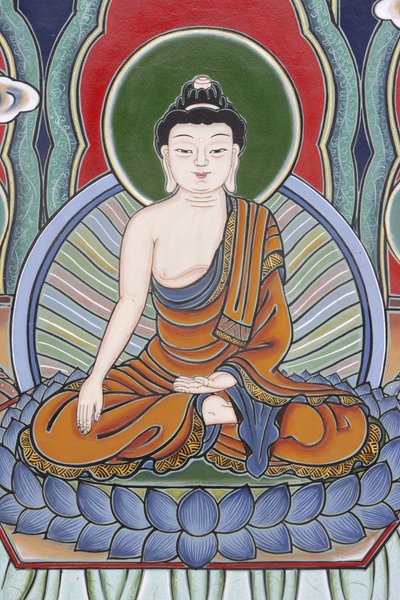 Buddha meditációs testhelyzet, Szöul, Coree du Sud alkotó: Unbekannt