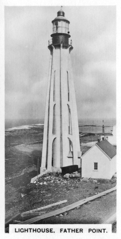 Világítótorony, Father Point, Quebec, Kanada, 1920-as évek alkotó: Unbekannt