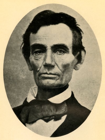 Lincoln, 1858, 1930. alkotó: Unbekannt