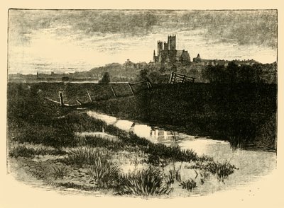 Lincoln, a Witham Banktól, 1898. alkotó: Unbekannt