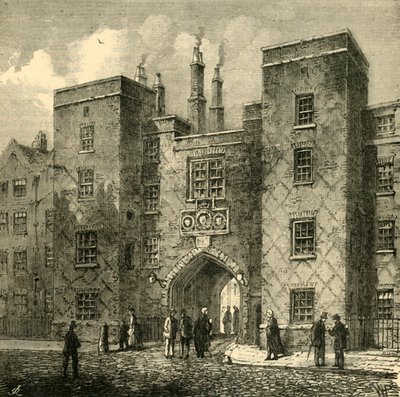 Lincolns Inn Gate, Chancery Lane, 1881. alkotó: Unbekannt