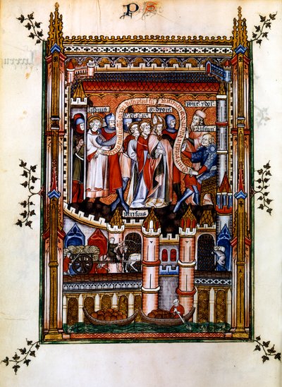 Lisbius Krisztus tanítványának kiáltja ki magát, 1317 alkotó: Unbekannt