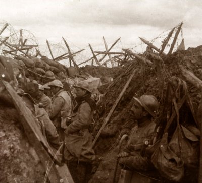 Hallgatóállomás, frontvonal, c1914-c1918 alkotó: Unbekannt