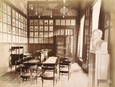 Irodalmi szoba, Irodalmi és Művészeti Egyesület háza, Oroszország, 1900-as évek alkotó: Unbekannt