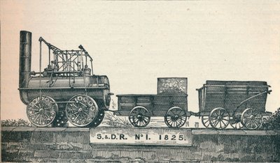 1. számú mozdony, a Stockton & Darlington Railway számára épített, 1825 1906 alkotó: Unbekannt