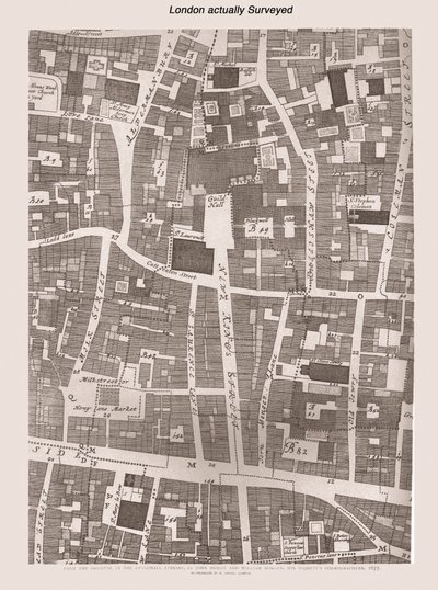London Actually Surveyed, 1886 alkotó: Unbekannt