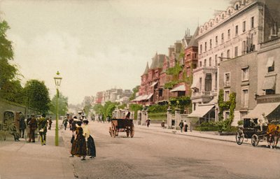 London. Bayswater Road, 1900-as évek. alkotó: Unbekannt