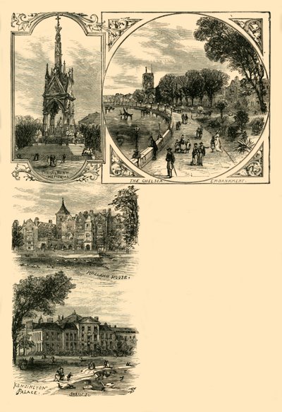 London. A nyugati külvárosok, 1876. alkotó: Unbekannt