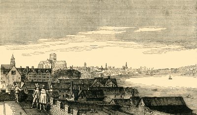 London, az Arundel-ház tetejéről, XVII. század, 1881. alkotó: Unbekannt