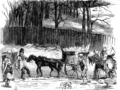 Londoni jégkocsik, 1850 alkotó: Unbekannt
