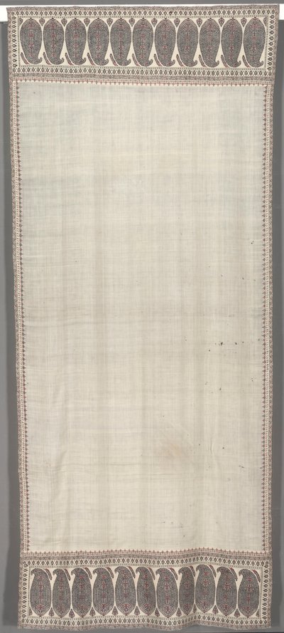 Hosszú kendő, c. 1812. alkotó: Unbekannt